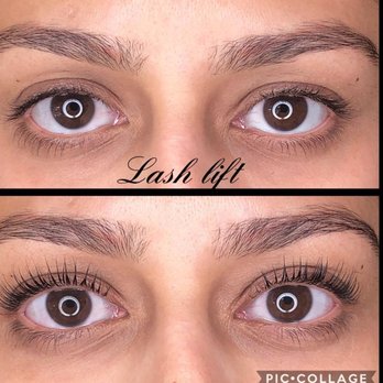 Bella's Threading Salon - Lash lift by Desiree. Such a huge difference. - Eyelash Service Near Me - Rancho Cucamonga, California