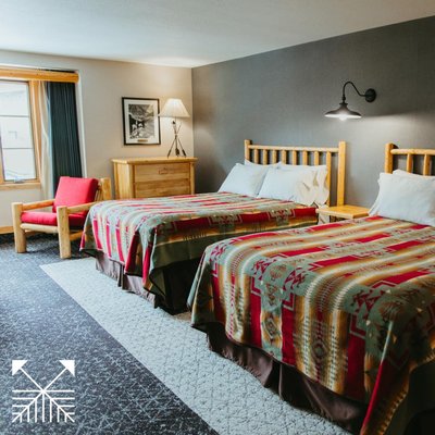 Your Retreat in the Rockies - Brewster Mountain Lodge offers a variety of lodging options to best compliment your stay. From our inviting Standard rooms to our gorgeous Loft rooms, we're here to accommodate your dream vacation in Banff. Each room is completely unique, adorned with handcrafted pine log furnishings, historic photos from the Brewster Family archives, and beautiful Pendleton blankets.