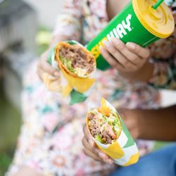 Guess it's okay to share the Chipotle Southwest Steak & Cheese wrap... But only with someone you reeeeeeally love.