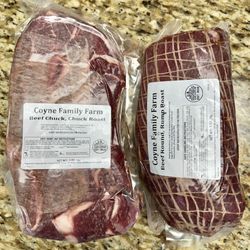 Coyne Family Farm - Beef chuck roast and beef rump roast