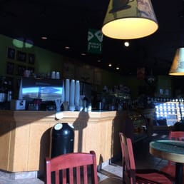 Sunny day in the coffee shop