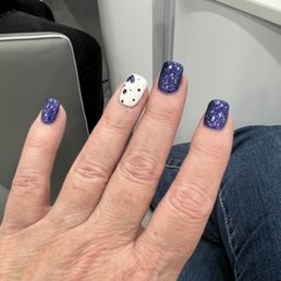 My nails done by Morgan