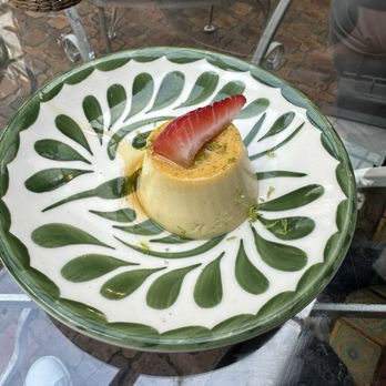 The Hideaway - The flan was laughably small. But delicious. - Steakhouses Near Me - Beverly Hills, California