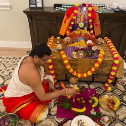 Sri Venkateshwara Temple - Pooja at devotees home