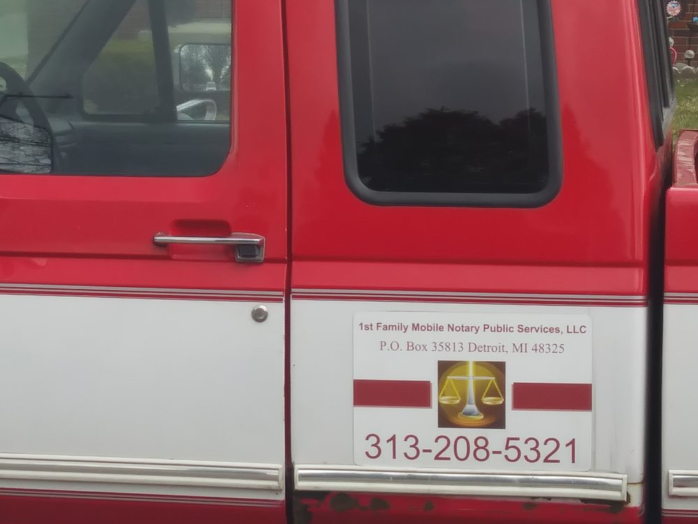 1ST FAMILY MOBILE NOTARY PUBLIC SERVICE Updated June 2024 PO Box