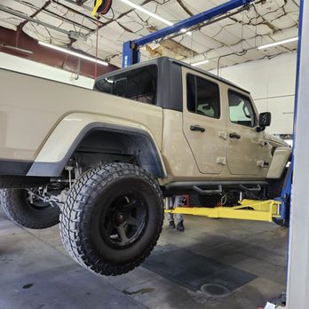 Mota Auto Repair - Jeep gladiator being looked at - Auto Repair Near Me - Corona, California