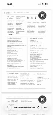 Menu photo 1 19 Raw Edgartown, MA