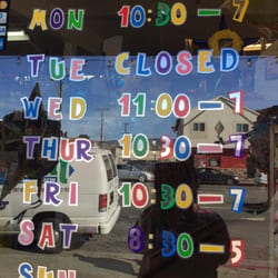 Alexis Party World - This is the real business hours. Yelp has it all wrong.