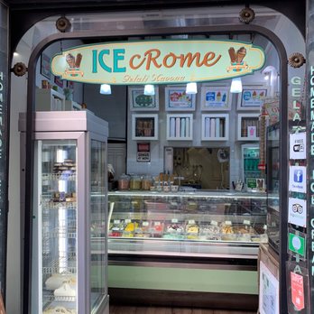 Ice cRome - Store front - Ice Cream & Frozen Yogurt Near Me - Rome, RM Ice cRome - Store front - Ice Cream & Frozen Yogurt Near Me - Rome, RM
