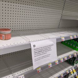 Duane Reade - Coronavirus update: Cleaners and hand sanitizers