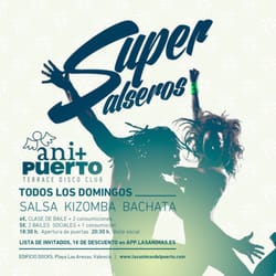 Las Animas del Puerto - Supersalseros, los domingos en la animas para los bailongos de bailes latinos