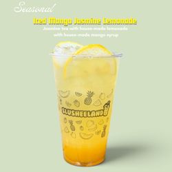 Slusheeland - Seasonal Iced mango Jasmine lemonade