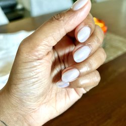 Glazed donut nails. Picture doesn't do justice!