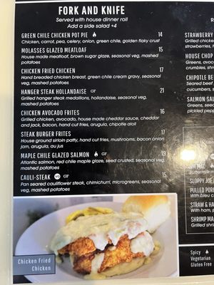 Menu photo 8 Upscale Rio Rio Rancho, NM