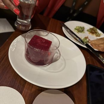 Alma Cocina - Atlanta - Infused ice cube - Latin American Near Me - Atlanta, Georgia
