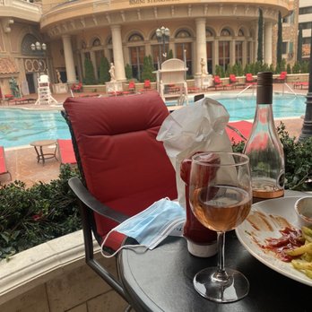 Peppermill Reno - Pool closed for air quality but drinking outside 6 feet away is totally allowed - Casinos Near Me - Reno, Nevada