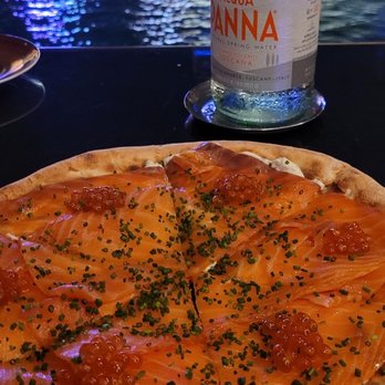 Spago - Salmon Pizza - New American Near Me - Las Vegas, Nevada