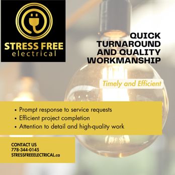 Stress Free Electrical & Construction - Electricians Near Me - Surrey, British Columbia Stress Free Electrical & Construction - Electricians Near Me - Surrey, British Columbia