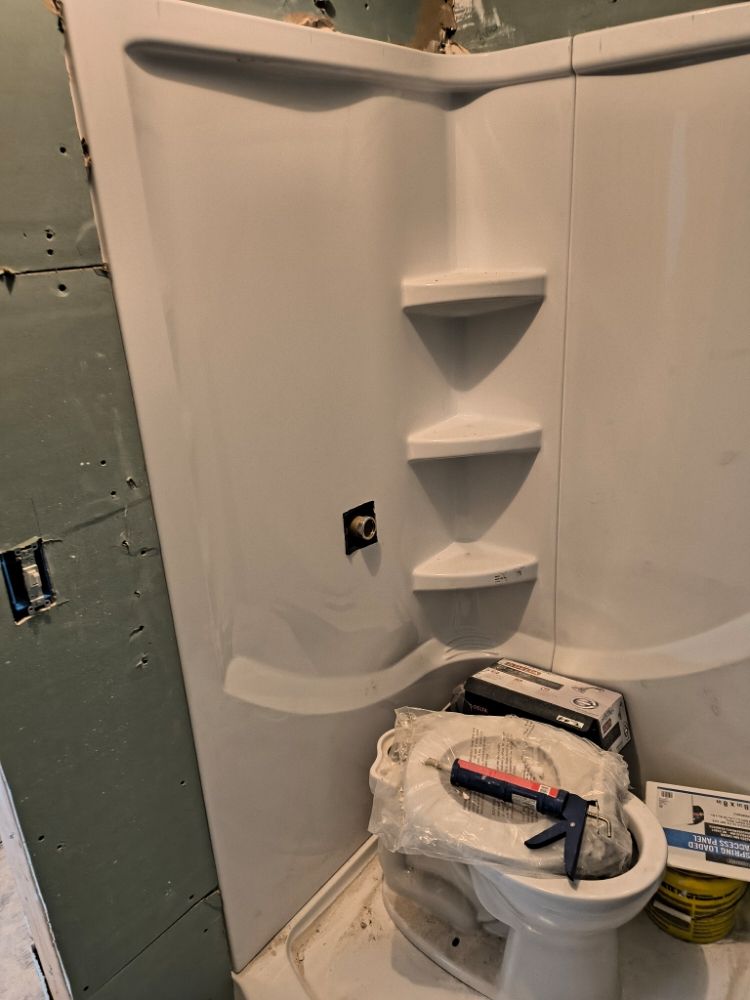 Slide of Red White & Blue Construction