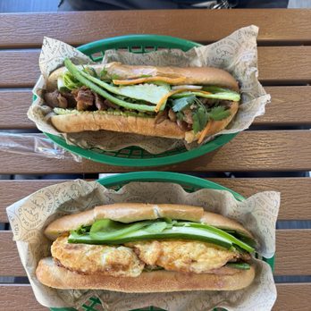Banh Mi & Tea - Banh Mi Sandwich Pork-top Egg-bottom - Vietnamese Near Me - Estero, Florida Banh Mi & Tea - Banh Mi Sandwich Pork-top Egg-bottom - Vietnamese Near Me - Estero, Florida