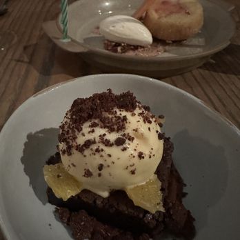 Trestle - Brownie Buttermilk cake - New American Near Me - San Francisco, California Trestle - Brownie Buttermilk cake - New American Near Me - San Francisco, California