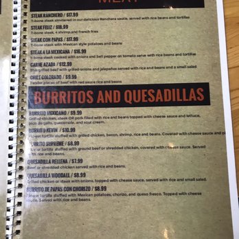 Buen dia cafe - Menu - Mexican Near Me - Tahlequah, Oklahoma