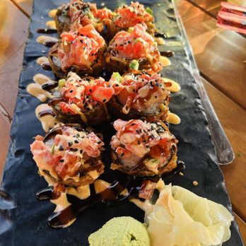 Kiki Rae's - Big Kahuna Spicy Shrimp Tempura Roll - Desserts Near Me - Cave Creek, Arizona