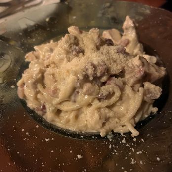Trattoria Rustica - Spaghetti Carbonara with chicken - Pizza Near Me - Henderson, Nevada