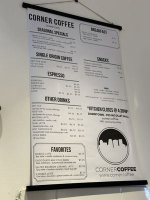 Menu photo 3 Corner Coffee Minneapolis, MN Menu photo 3 Corner Coffee Minneapolis, MN