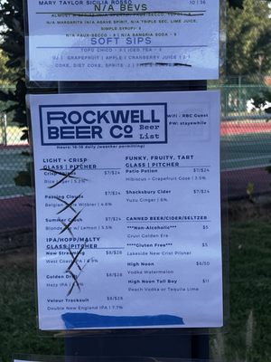 Menu photo 2 Rockwell Beer Garden St. Louis, MO