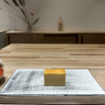 Katsu - Dessert! Tomago sponge that was savory and a little sweet. - Japanese Near Me - Mountain View, California