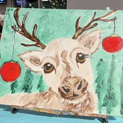 Art Your Way - Paint & Sip class example @ Medusa