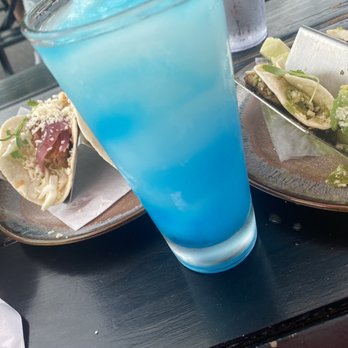 Central Taco and Tequila - blue raspberry margarita - Tacos Near Me - Haddon Township, New Jersey