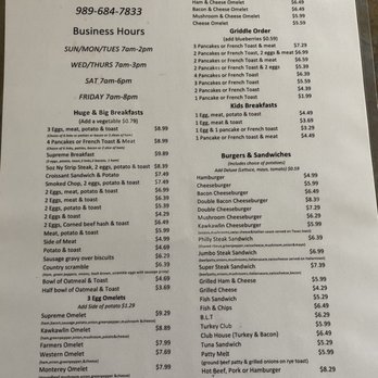 Kawkawlin Restaurant - Menu - Restaurants Near Me - Kawkawlin, Michigan