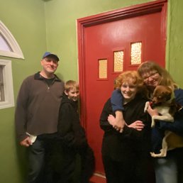 Our family on our porch, the night we got the keys to our new home! Our family on our porch, the night we got the keys to our new home!