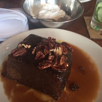 Whiskey Cake - The infamous whiskey cake and from scratch banana cheesecake dessert in the back - New American Near Me - Plano, Texas Whiskey Cake - The infamous whiskey cake and from scratch banana cheesecake dessert in the back - New American Near Me - Plano, Texas