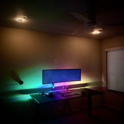 J Owen Electric - Office setup with dimmable nightlighs