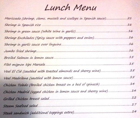 Menu photo 6 El Cid Paramus, NJ