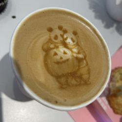 Vanilla Bean Bakeshop - Halloween latte art