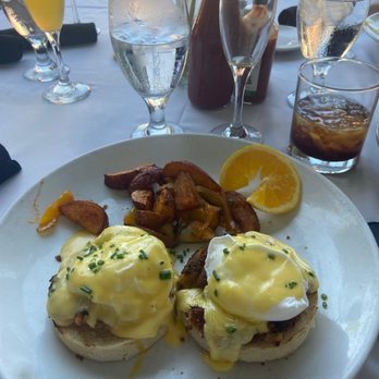 Bagatelle - Eggs benedict with crab - Seafood Near Me - Key West, Florida Bagatelle - Eggs benedict with crab - Seafood Near Me - Key West, Florida