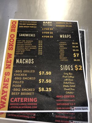 Menu photo 1 Wayne's New Skoo BBQ Omaha, NE Menu photo 1 Wayne's New Skoo BBQ Omaha, NE