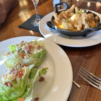 Prime Cut Cafe - Baby wedge and buffalo cauliflower both 10/10 - Steakhouses Near Me - Orange, California