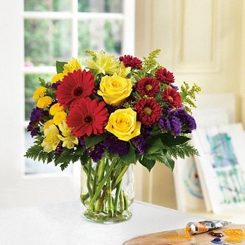 Lydia's Flowers - a vase of mixed flowers - Florists Near Me - Vincennes, Indiana Lydia's Flowers - a vase of mixed flowers - Florists Near Me - Vincennes, Indiana
