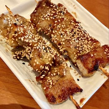 Waraku Japanese Restaurant - Pork Belly Skewers $7.00 - Sushi Bars Near Me - Fairfax, Virginia Waraku Japanese Restaurant - Pork Belly Skewers $7.00 - Sushi Bars Near Me - Fairfax, Virginia