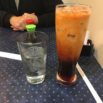 Royal Myanmar - Thai iced tea size comparison with water. - Burmese Near Me - West View, Pennsylvania Royal Myanmar - Thai iced tea size comparison with water. - Burmese Near Me - West View, Pennsylvania