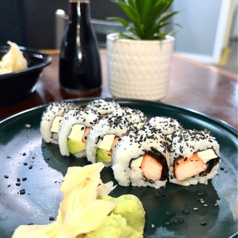 Pier Sushi - California Maki roll - we did cream cheese instead of cucumber - perfect! - Sushi Bars Near Me - Canyon Lake, Texas Pier Sushi - California Maki roll - we did cream cheese instead of cucumber - perfect! - Sushi Bars Near Me - Canyon Lake, Texas