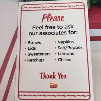 In-N-Out Burger - condiment station - Burgers Near Me - Casa Grande, Arizona In-N-Out Burger - condiment station - Burgers Near Me - Casa Grande, Arizona
