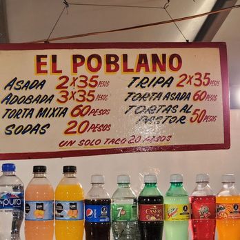 Tacos El Pablano - TJ Street Tacos Simple Menu - Street Vendors Near Me - Tijuana, BCN