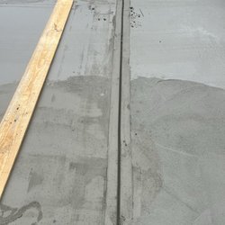 S&K Quality Concrete Services - Dummy jointing looks really nice when done shows more craftsmanship,but me prefer saw cutting next day with wet saw cleaner lines