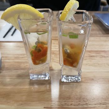 Oni Kuma - Oyster shooters - Izakaya Near Me - Mill Valley, California